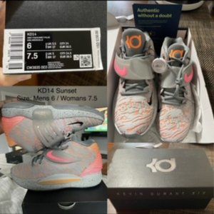 KD 14 Sunset Basketball Sneakers